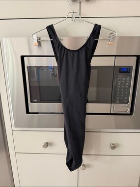 balera Black Scoop-Neck Bodysuit